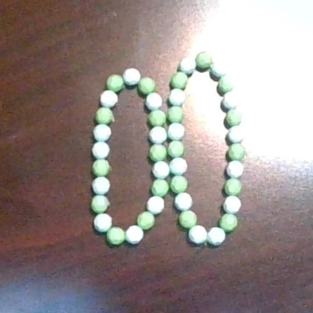 blue and green bracelet :)